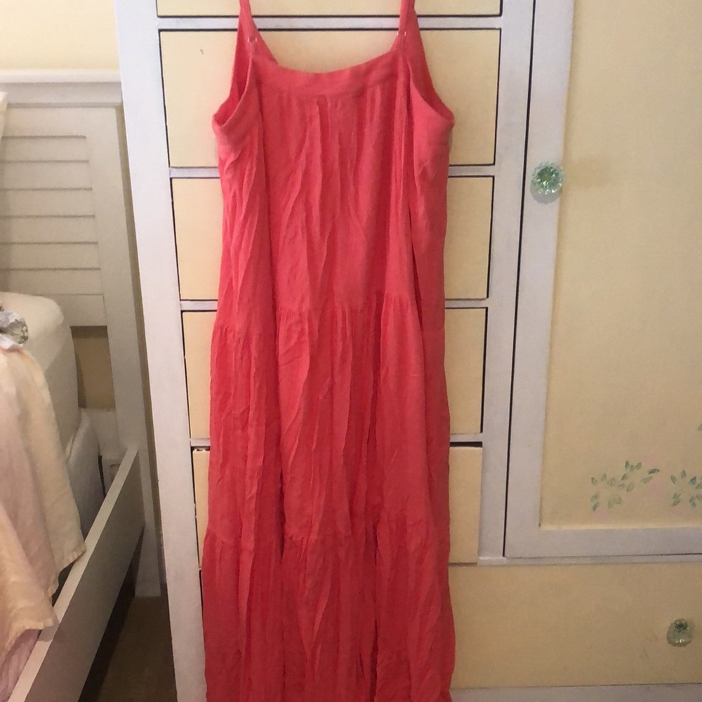 Z Supply LAILA Maxi Dress in Coral - Picture 10 of 12